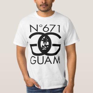 GUAM RUN 671-nummerzegel T-shirt