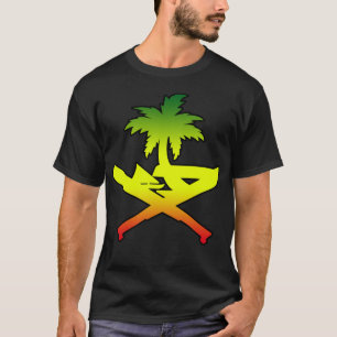GUAM RUN 671 Reggae Machete Seal T-shirt
