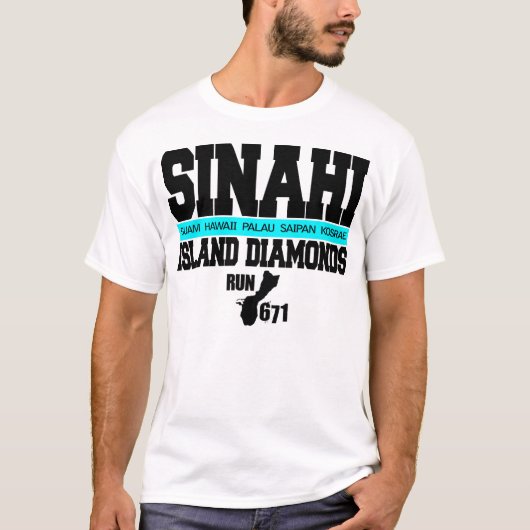 GUAM RUN 671 Sinahi Island Diamonds T-shirt (Voorkant)
