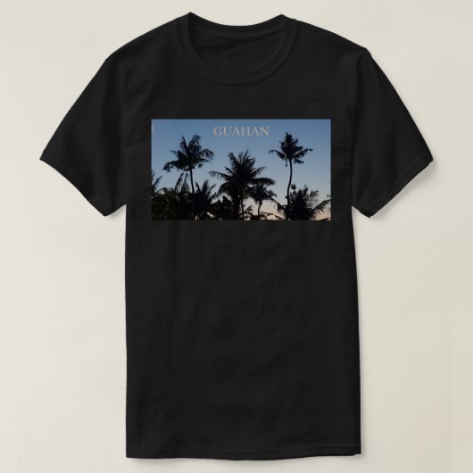 GUAM RUN 671 Sunset Trees T-Shirt (Design voorkant)
