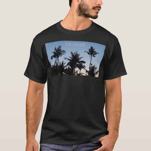 GUAM RUN 671 Sunset Trees T-Shirt (Voorkant)
