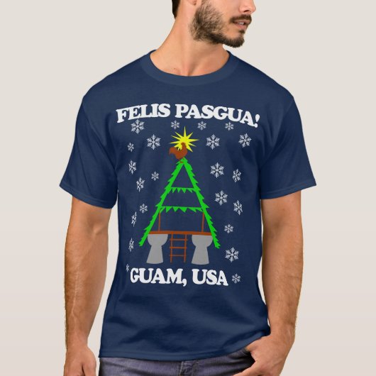 GUAM RUN 671 Ugly Sweater Felis Pasgua T-shirt (Voorkant)