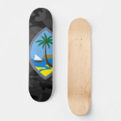 GUAM RUN 671 Urban Camo Seal II Skateboard (Voorkant)