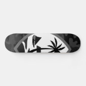 GUAM RUN 671 Urban Camo Seal White Persoonlijk Skateboard (Horizontaal)
