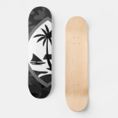 GUAM RUN 671 Urban Camo Seal White Persoonlijk Skateboard (Voorkant)