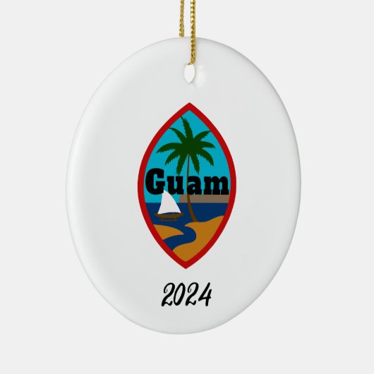 Guam Seal 2024 Ornament (Rechts)