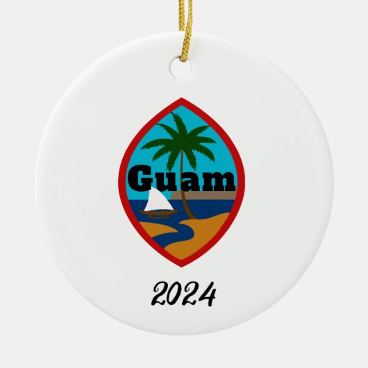 Guam Seal 2024 Ornament (Voorkant)