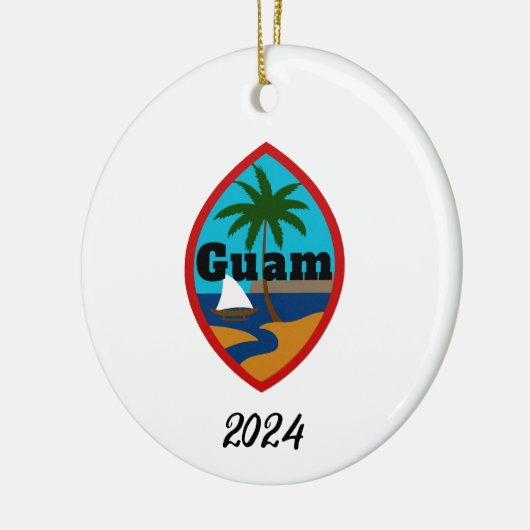 Guam Seal 2024 Ornament (Links)