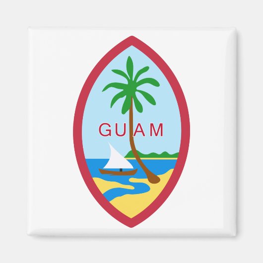 Guam Seal Magneet (Voorkant)