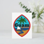Guam Seal Open Boek Kaart (Staand voorkant)