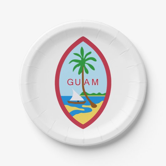 Guam Seal Papieren Bordje (Voorkant)