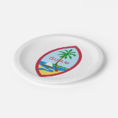 Guam Seal Papieren Bordje (Gekanteld)