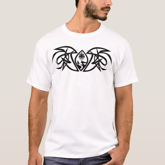 Guam Seal Tribal T-shirt (Voorkant)