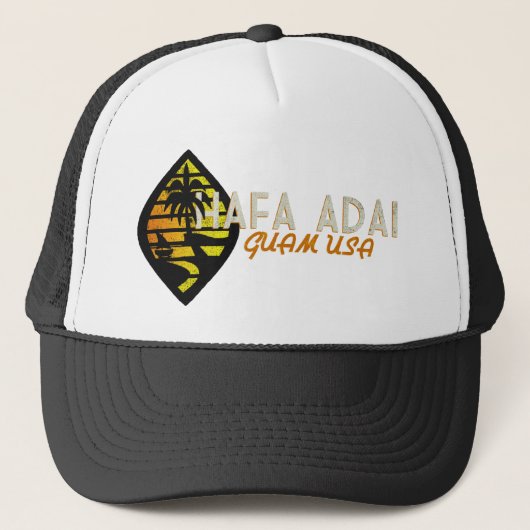 Guam Seal Trucker Hat Pet (Voorkant)
