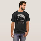 Guam shirt in zwart (Voorkant volledig)