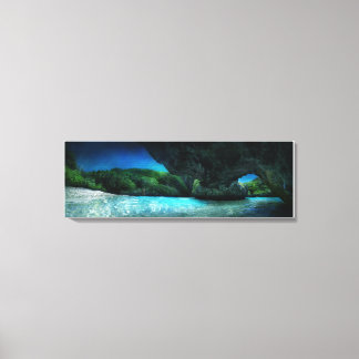 GUAM Spaanse Stappen panoramisch Canvas Afdruk