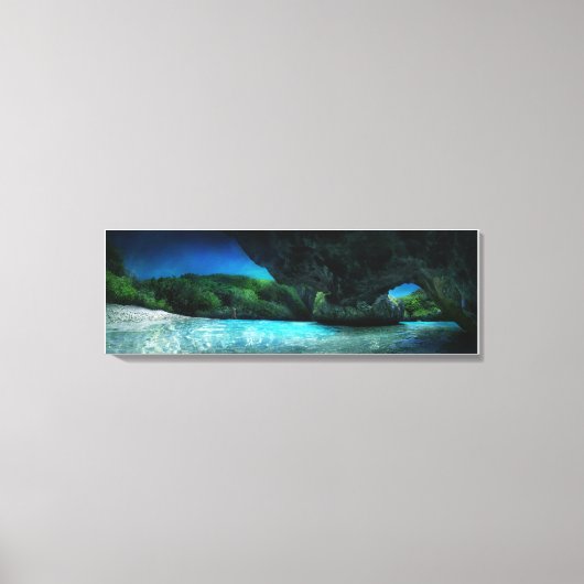 GUAM Spaanse Stappen panoramisch Canvas Afdruk (Voorkant)