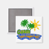 Guam State of Mind magneet (Voorkant / Achterkant)