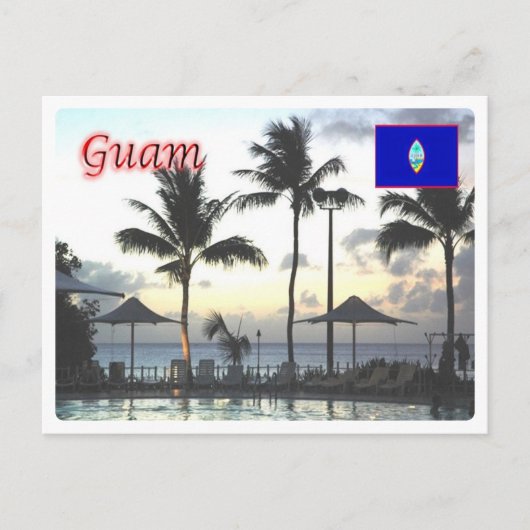Guam - Sunset - Briefkaart (Voorkant)