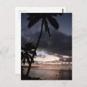 Guam Sunset Briefkaart (Voorkant / Achterkant)