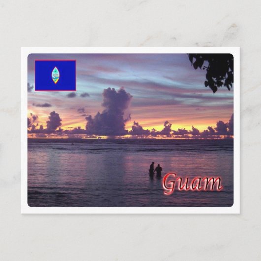 Guam - Sunset - Briefkaart (Voorkant)