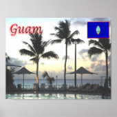 Guam - Sunset - Poster (Voorkant)