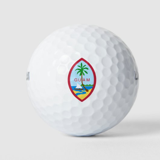 Guam Territory Seal Golfballen (Voorkant)