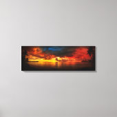GUAM Tumon Bay-zonsondergang Canvas Afdruk (Voorkant)