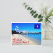 Guam - Tumon Beach - Briefkaart (Staand voorkant)