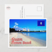 Guam - Tumon Beach - Briefkaart (Voorkant / Achterkant)