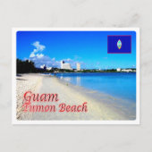 Guam - Tumon Beach - Briefkaart (Voorkant)