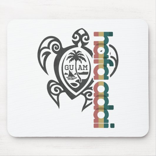 Guam Turtle Hafa Adai Guam Fishing Shirt Chamorro  Muismat (Voorkant)