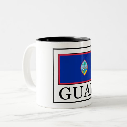 Guam Tweekleurige Koffiemok (Voorkant links)