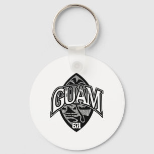 Guam Usa Zegel Chamorro trots Guamaniaanse eilandb Sleutelhanger