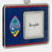 Guam Verzilverd Omlijst Ornament (Rechts)