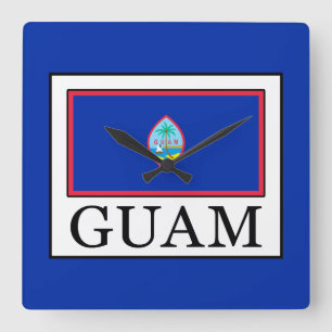 Guam Vierkante Klok