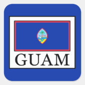 Guam Vierkante Sticker (Voorkant)