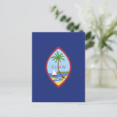 Guam vlag briefkaart (Staand voorkant)