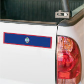 Guam-vlag Bumpersticker (Op Truck)