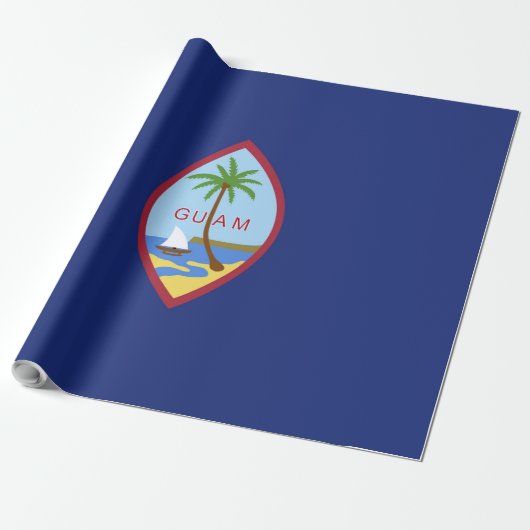 Guam vlag cadeaupapier (Uitgerold)