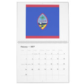 Guam vlag embleem kalender (Feb 2027)