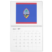 Guam vlag embleem kalender (Mar 2027)