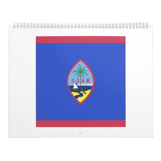 Guam vlag embleem kalender (Hoes)