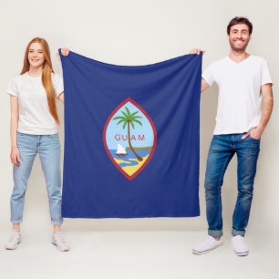 Guam vlag fleece deken