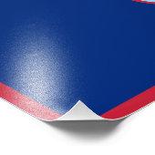 Guam-vlag Foto Afdruk (Hoek)