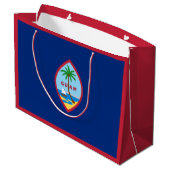 Guam-vlag Groot Cadeauzakje (Achterkant Gekanteld)