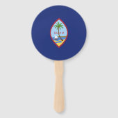 Guam vlag handwaaier (Achterkant)
