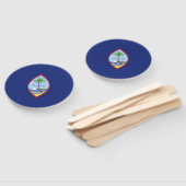 Guam vlag handwaaier (Niet-gemonteerd)