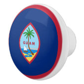Guam Vlag Keramische Knop (Rechts)