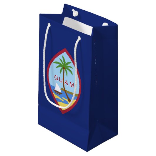 Guam vlag klein cadeauzakje (Voorkant Gekanteld)